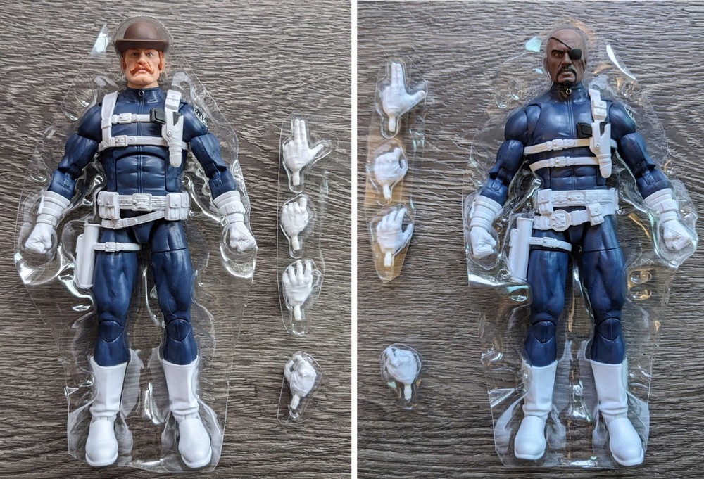 Marvel Legends DUM DUM DUGAN + NICK FURY JR FIGURE LOT (Shield 3 Pack)