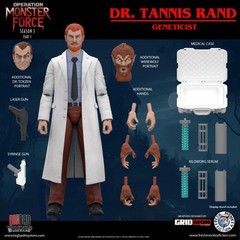 OPERATION MONSTER FORCE 6″ 1:12 DOCTOR RAND ACTION FIGURE MISB