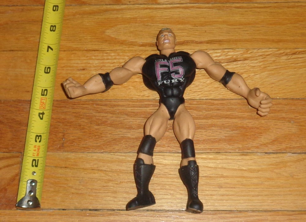 2003 WWF WWE Jakks Brock Lesnar Wrestling Figure Unlimited Series 3 F5