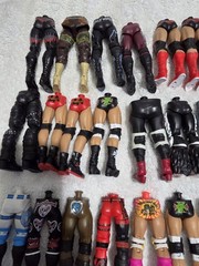MATTEL WWE LOT OF PARTS, THIS ONE IS LOWER BODIES. LOT C