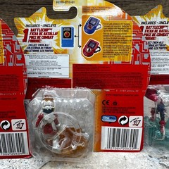 4 Vtg Mega Man NT Warrior Figure Metal, Spoul, Torch, Proto Battle Chip Mattel