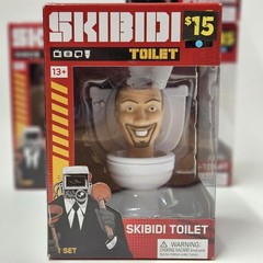 Skibidi Toilet Collectible Figure Set of 4 Sealed Bonkers Toy Co. Skibidi G-Toil