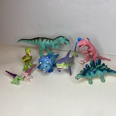Huge Lot Of 42 Jim Henson Learning Curve Dinosaur Train Dino Small Figures 2010