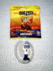 ONE PIECE MINIFIGURES LOT OF 6 LUFFY / AXEHAND / SANJI / NAMI ++ *NEW OPENED*