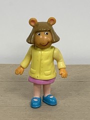Vintage 1990’s PBS Kids Arthur Family Figurines 4pc Toy Figure Lot Marc Brown