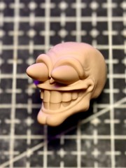 1/12 1/4 1/6 1/18 Unpainted Comics Expression Green Man Head Carved Model Toys