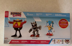 JAKKS Pacific Sonic The Hedgehog 30th Anniversary – Sonic, Mecha Sonic, etc NMIB