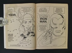 1989 MARVEL HEROES COLORING BOOK Vintage Spain SECRET WARS 10.5″ 26.5 cm