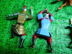 SAMURAI PLASTOY JAPANESE WARRIORS DEAL PLUS PLASTIC FIGURES