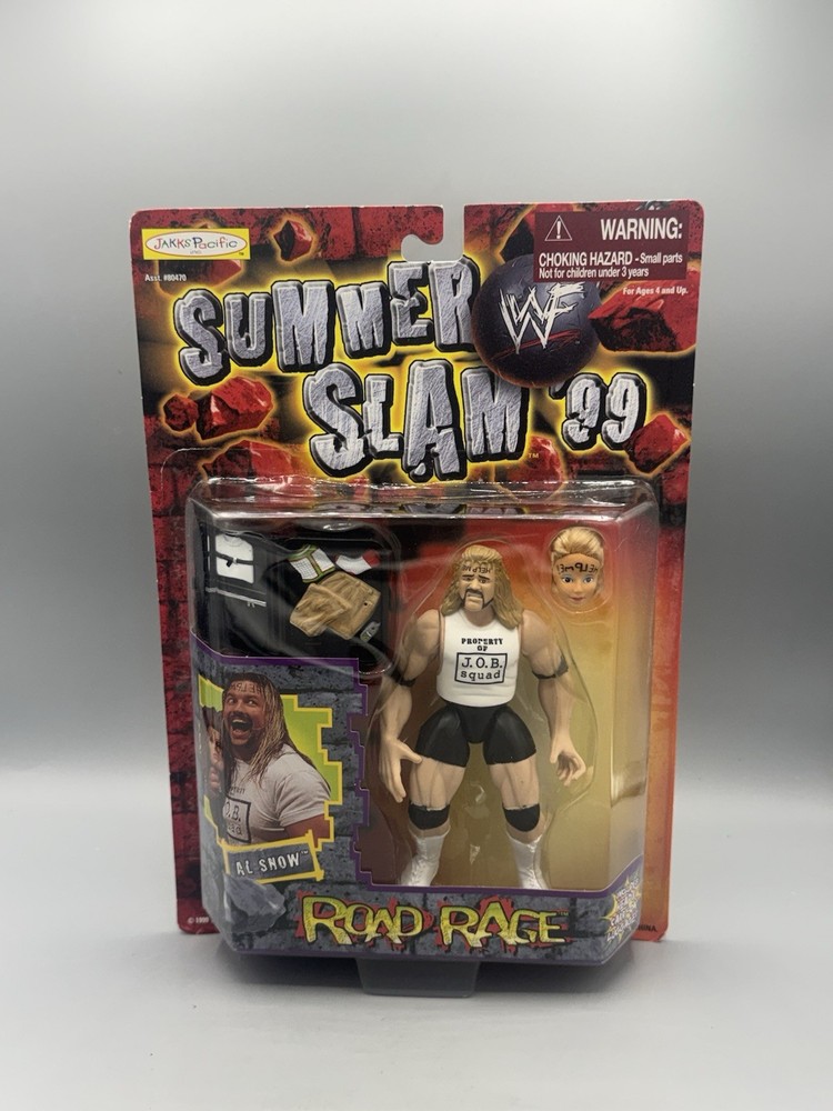WWF WWE Summer Slam 99 Al Snow Road Rage Action Figure Jakks Pacific New Sealed