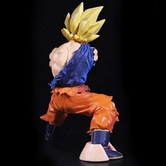 Dragon Ball Z Goku Action Figure Battle Damaged Super Saiyan Anime Model Toy