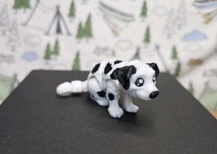 Mini Dalmatian Dog -100 mm Long – 3D Printed Articulated Flexi Fidget Toy!