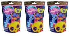 Lot Of 3 Littlest Pet Shop Series 1 Black Light Pets -Sealed Blind Bags
