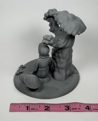Attack of The Mushroom People Mushroom Monster and Ukulele Girl Paintable Toy