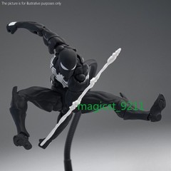 Mess Toys Symbiote Spider-Man Action Figure Black Spide Model Xmas Gift IN USA!!