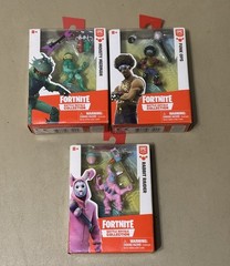 Fortnite Figures & Trading Cards Lot – Rabbit Raider, Drift, Series1