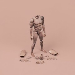New MX02-A 12inch Europe Skin Male Action Figure Body Fit For 1/6 Head SculptzAR