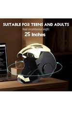 Iron Man black and gold Mk5 1:1 Electric Helmet Jarvis Voice Control