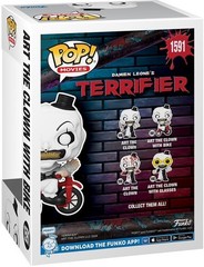 Funko POP! Movies: Terrifier – Art the Clown with Bike Figure #1591