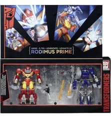 Rise of Rodimus Prime and Galvatron Set Figures Transformers Platinum Edition
