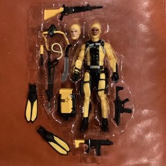 #169 Yellow Only G.I. Joe Classified Figure No Cobra Diver M.A.S.S. Target