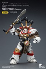 Joytoy Warhammer 30K White Scars Legion Praetor in Cataphractii Terminator