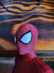 Hot Toys MMS658 The Amazing Spider-Man 2 With Toystay White Lense [MISSING MASK]
