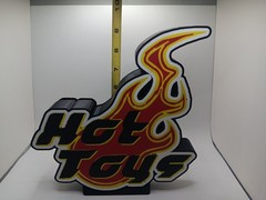 Hot Toys logo lightbox sign display light box sign