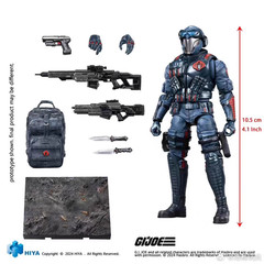 HIYA 1/18 G.I. Joe Cobra Soldier Viper Action Figure EMG0156 In Stock