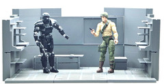Control Center Command Room 6″ Figure Playset Collapsible 1:12 Diorama