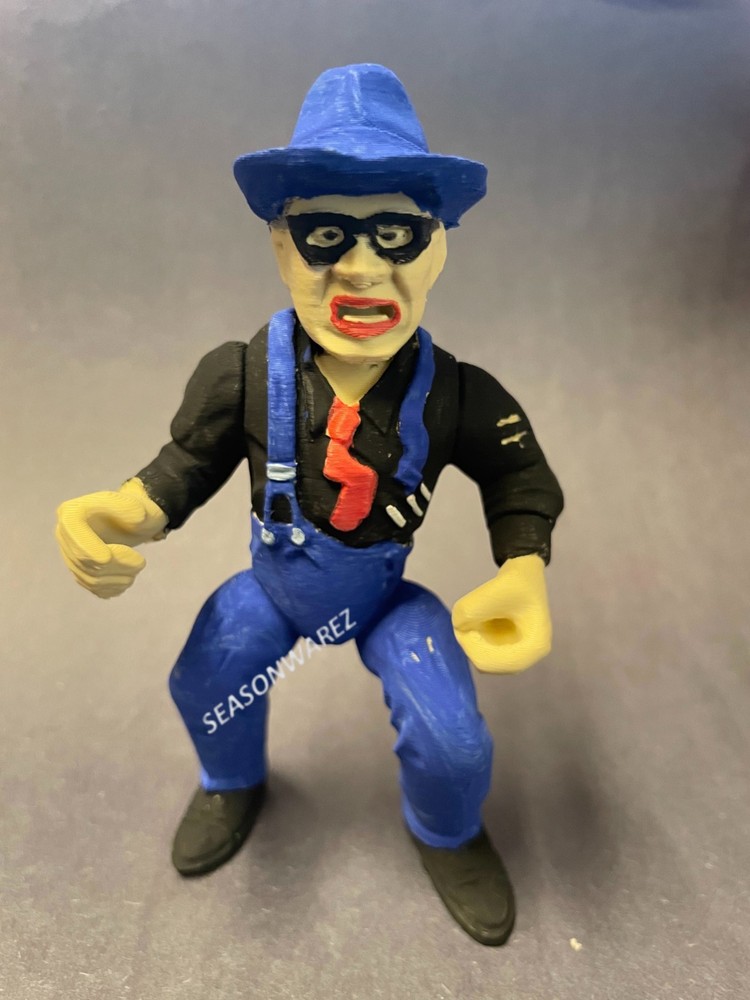 Dick Tracy Itchy Hand Painted Figure FDM Printed