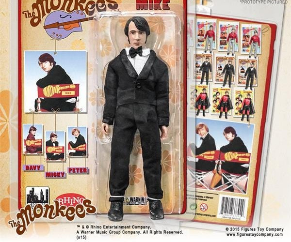 The Monkees Mike Nesmith 8 Inch Action Figure Series 1 Tuxedo Outfit MINT