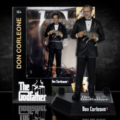 Don Corleone Movie Maniacs The Godfather Paramount Wave 2 6-Inch Posed Figure