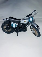 VTG 74 Mattel Big Jim HONDA ELSINORE MOTORCYCLE Wolf Pack CR250 ENDURO Dirt Bike