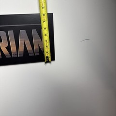 The Mandalorian 3D Printed Art Logo Shelf Wall Sign Star Wars 27 In. X 8 In.