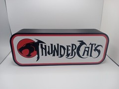 Retro Thundercats logo light box sign for vintage collection display Large 11 in