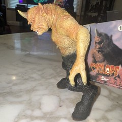2002 Ray Harryhausen Film 7th Voyage of Sinbad 8″ Cyclops Figure X-PLUS New