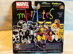 Marvel MiniMates Silver WEB ARMOR SPIDER-MAN/VENOM Scorpion Mac Gargan Figure’09