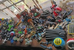 Huge Mixed Figure & Acccessoryy Lot,Skylander,Fortnite,Venom,Zombies, Plus Many