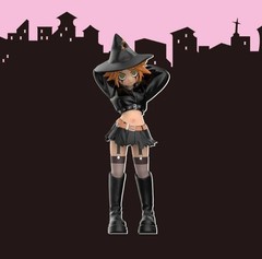 POPMART Peach Riot Witchy Punk Figures Vinyl Toy Gigi Poppy Frankie Witch Style