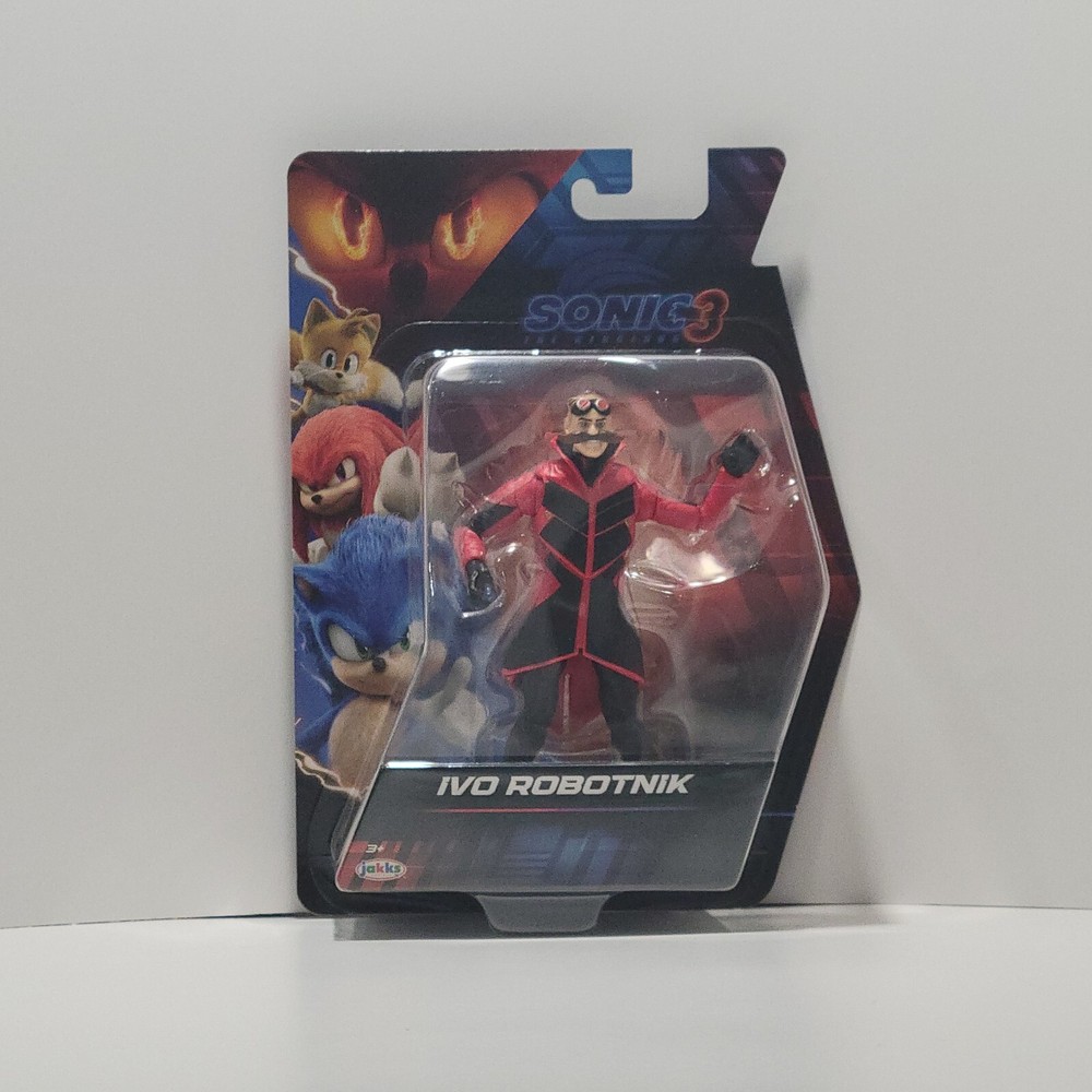 2024 Sonic The Hedgehog 3 Movie IVO ROBOTNIK 5” Figure Jakks Pacific READ INFO