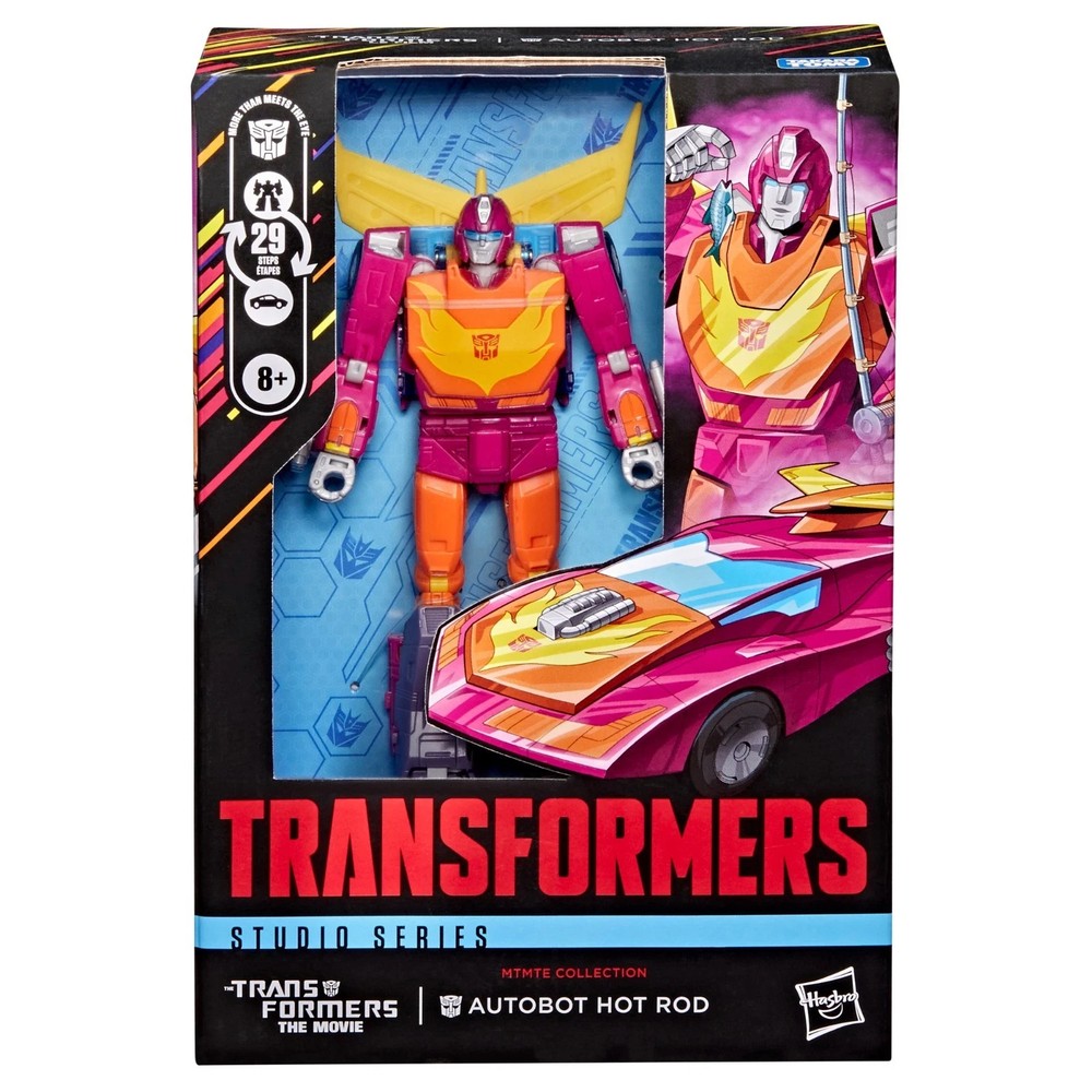 HASBRO TRANSFORMERS STUDIO SERIES VOYAGER MTMTE COLLECTION AUTOBOT HOT ROD