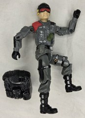 NO CRACKED ELBOWSGI Joe Low Light V1 1986 Not Complete Hasbro Lowlight Low-Light