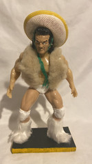 El Perro Aguayo Wrestler 7 in Action Figure Mexican Luchador Toys HANDMADE