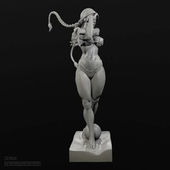 50mm Resin Model Kit Beauty Figure Unpainted 3D Print TD-6525 DIY