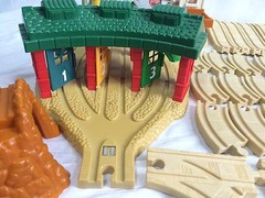 Lot Of 67 PCS Large Thomas & Friends The Tank Take Along Diecast Train Tracks