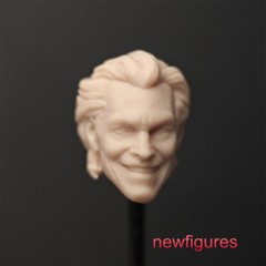 1/12 1/18 1/6 Comics Joker Clown Head Sculpt Fit 6″ 3.75″ 2.5″ Male Figure Body