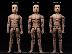 NT-02: Nota Studio Notaman 1/12 scale male base body action figure – Slim Type