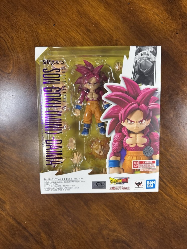 SH Figuarts Dragon Ball Daima Goku Super Saiyan 4 PBandai Exclusive *NEW*