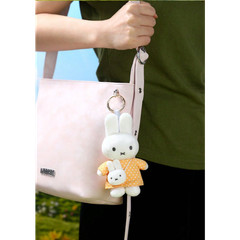 VIPO Miffy Plush Pendant Doll Miffy Bunny Soft Cute Bag Charm Keychain